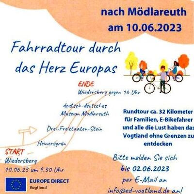 Fahrradtour Mödlareuth am 10.06.2023
